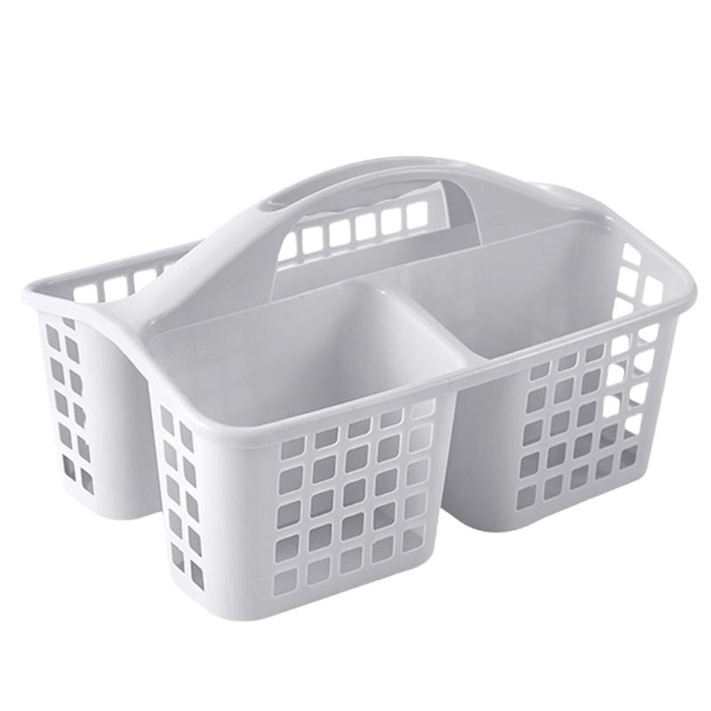 Portable Shower Storage Basket Functional Bathroom Organizers Holder for Cleaning Products and Personal Care Items