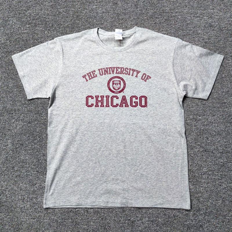 American College Group Cotton Short-sleeved T-shirt Cultural Revolution Street Wear Culture Men Clothing  Quick Dry