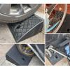 Auto-Schwellenrampe mit Seitenverschluss 250mm*270mm*110mm 2200 Lbs PVC Auffahrts-Schwellenrampen für Laderampe Bürgersteig Auto Motorrad