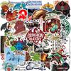 Dungeons & Dragons Graffiti Sticker Set - 54 Sheets for Notebooks, Cars, Water Bottles, Skateboards