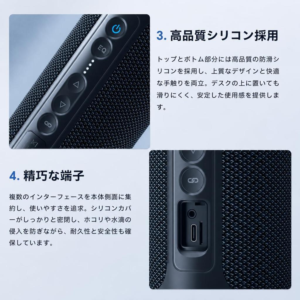 Ortizan Portable Bluetooth Speaker [40W High Output, 6600mAh High Capacity] Hi-Fi Sound, Deep Bass, Loud Volume, IPX7 Waterproof, Up To 30 Hours Conti
