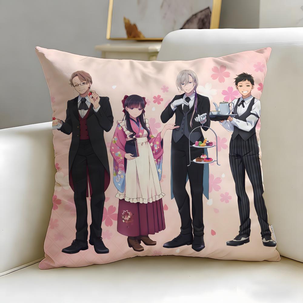 Popular Anime My Happy Marriage Cushion Cover Soft & Easy-Wash Pillow Case – Versatile for Couch, Bed, Travel and Office