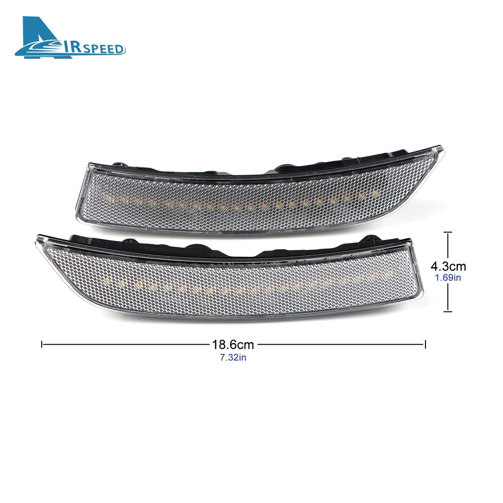 2 Stück Lichter für Subaru BRZ Toyota GR86 2025 2025 2025 2025 Auto Gelb Frontblinker LED-Lampe Seitenmarkierungsleuchte Blinker Leuchte