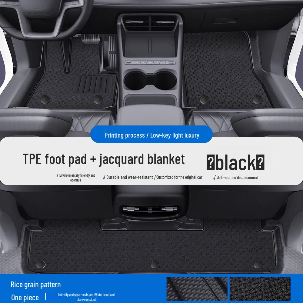 Yuan PLUS/UP/PRO & Qin L/PLUS/EV Destroyer TPE Car Floor Mats and Door Sill Covers - Full Coverage