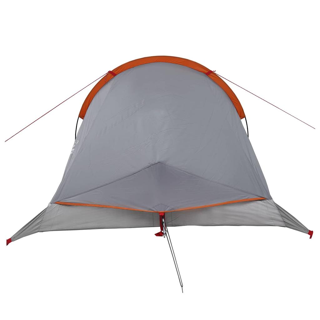 Trekking Tent Gray and Orange 2 Person