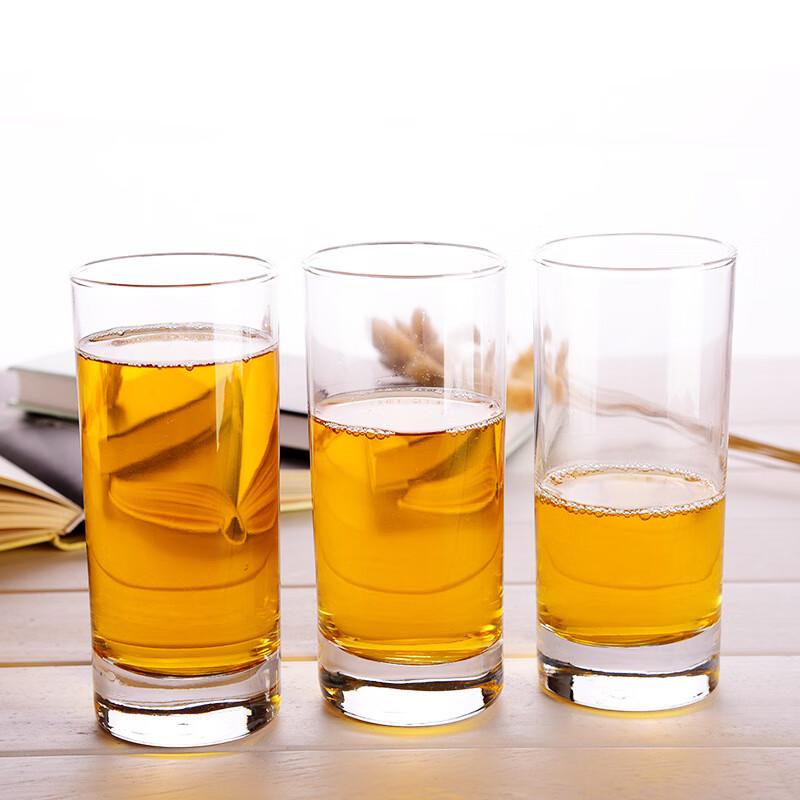 Simple Transparent Glass Tumblers (Set of 6)
