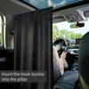 Car curtainsCommercial Vehicle Isolation Curtain -Sealed Taxi Cab Partition Protection Air-Conditioning Sunshade Privacy Curtain