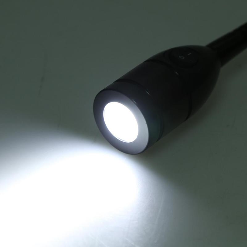 Boat Lighting LED 12V Reading Light Black Metal Flexible Wall Lamp for RV Bedroom Interior