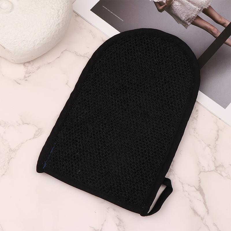 

Women Men Bath Gloves SPA Exfoliating Shower Brush Body Cleaning Scrub Mitt Rub Dead Skin Gloves Shower Towel Foam Body Massage чёрный