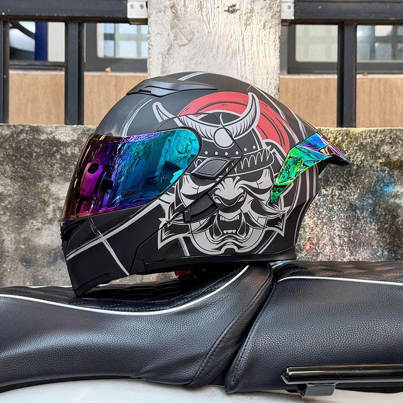 Motorcycle Helmets Men's and Women's Uncovered Helmets Winter Locomotive Helmets Four Seasons Bluetooth Riding