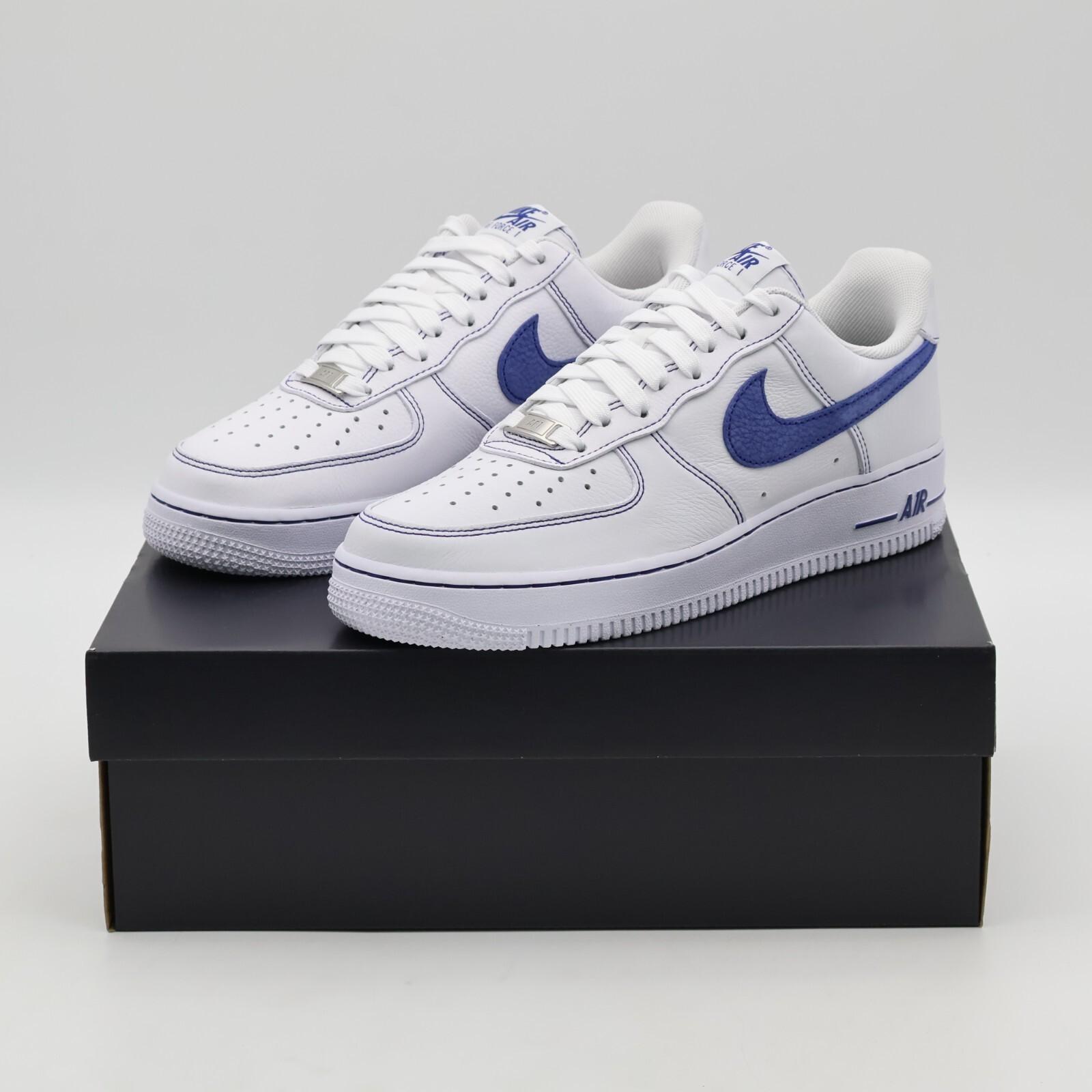 HQ2037-100 Nike Air Force 1 Low Blue Stitch (Men s) 10