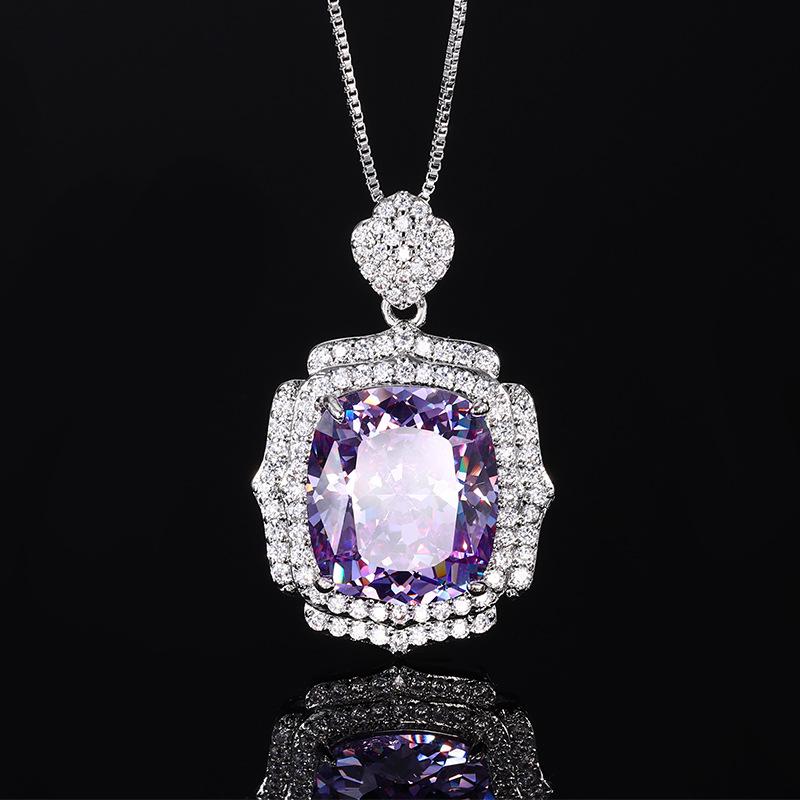 Jewelry Copper Bottom Gold-Plated Simulation Bird'S Nest Cut Colorful Treasure Temperament Pendant Female 14 * 16