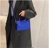 Women's Felt Shoulder Bag Ladies Handbags Luxury Designer 2026 New Fashion Alligator Pattern Square Crossbody Bag Messenger Bag