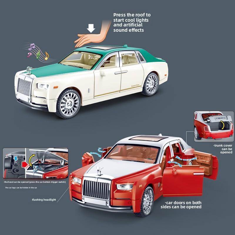 Door Luxury Six Sedan Model With Music Lighting And Inertia Power Kids Toy Car