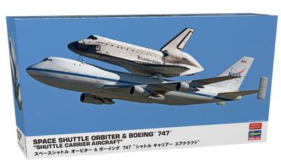 Hasegawa Space Shuttle Orbiter Boeing 747 Shuttle Carrier Aircraft Plastikmodellbausatz 10844 1/200 &