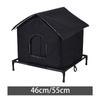 Premium Oxford Cloth Outdoor Cat House Insulated Waterproof Stray Shelter for Outdoor Cats Winter Windproof Design