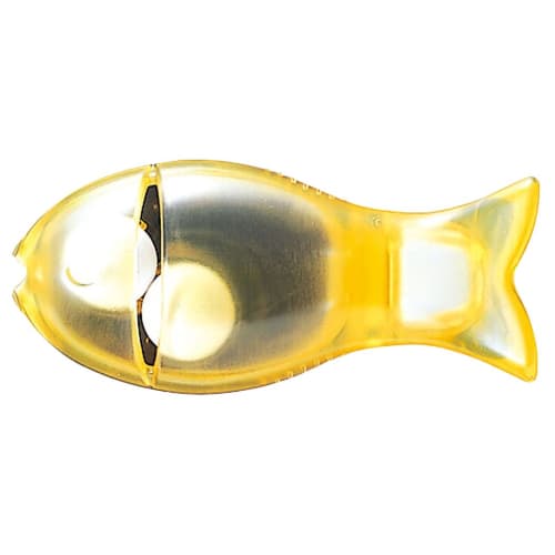 Myrna Fish Knife Sharpener "HAPPY COOKING" Yellow