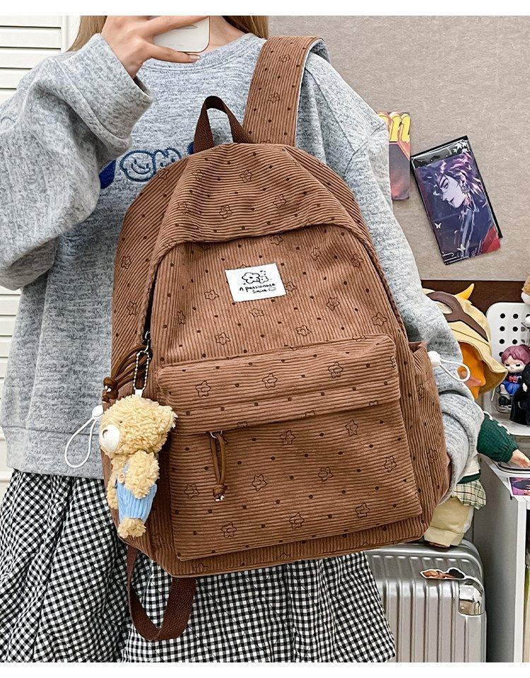 Schoolbag New Mori Small Fresh Backpack Korean Ins Junior High School Student Schoolbag Polka Dot Girl Student Backpack