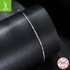 Cross-Border S925 Sterling Silver Platinum-Plated Starlight Bracelet Basic Bracelet Wind Female Light Luxury Niche