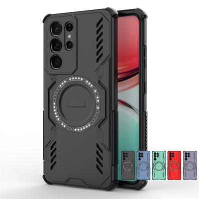 For Samsung Galaxy S21 Ultra Case Samsung S21 Ultra 5G Magnetic Adsorption Wireless Charge Back Cover For Samsung S21 Ultra Case