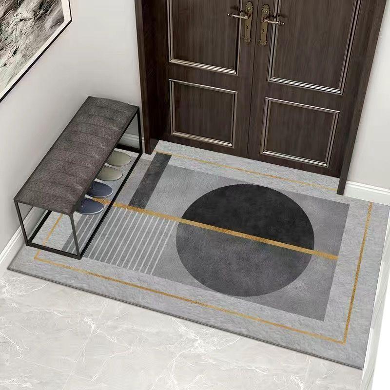 Paillasson Moderne Antidérapant Tapis Ménager Entrée Couloir Tapis de Sol Absorbant l'Eau Salle de Bain Tolérance à la Saleté Décoration Tapis
