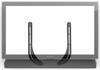 Mount-It Universal Soundbar Mounting Kit with TV Bracket, MI-SB39, Black