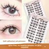 Large Capacity Glue-Free Segment False Eyelashes - 10 Rows for Beginners