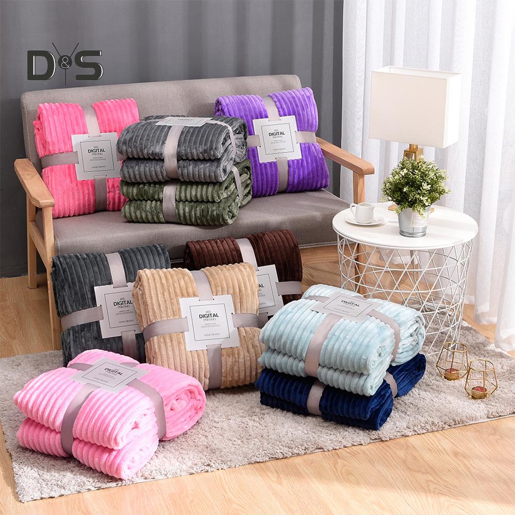 

DYS Home Decor Полосатый плед для кровати, покрывало, диван 70*100cm темно-серого