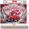 2D Flat 2D Flat Banner 1pc Valentines Day Print Backdrop Decor Backdrop Polyester Party Banner Decor Decor Room Decor Wall Decor Party
