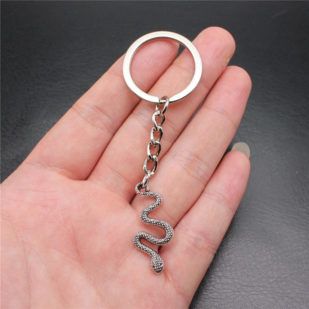 Anime Dragon Snake Oriental Keychain for Office Workers Fashion Casual Gift for Kids Retro School Charm