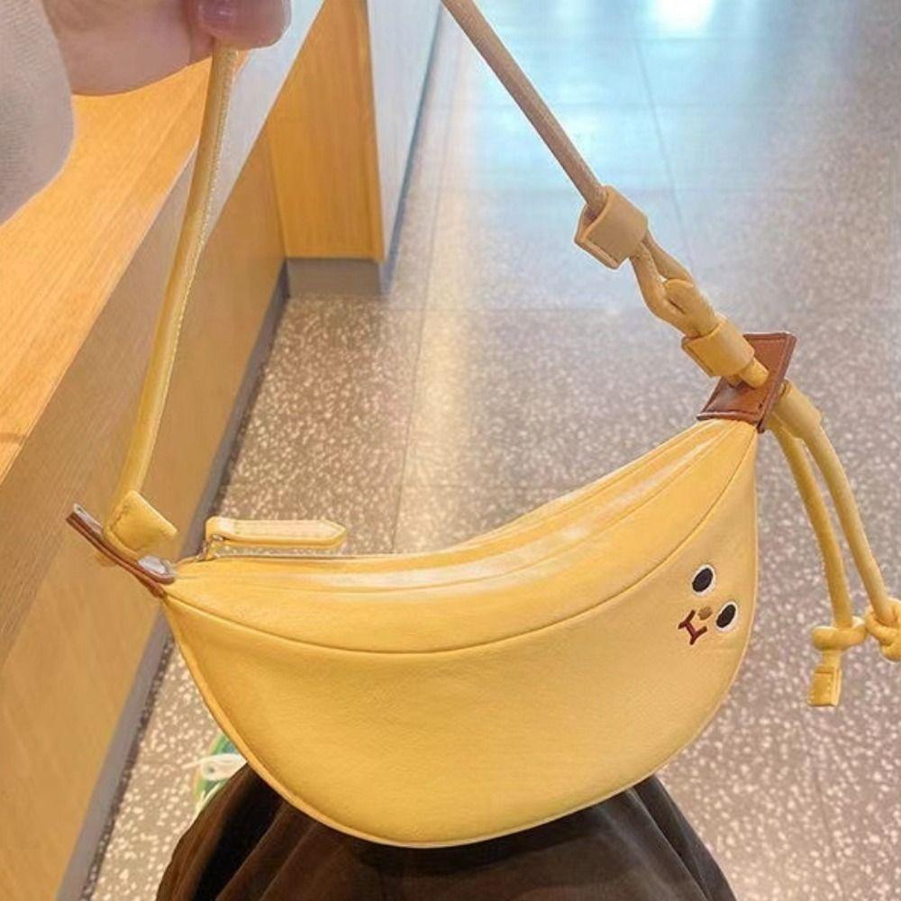 

Fruit Banana Dumpling Bag Creative Banana Crossbody Bag Leisure Gift
