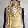 Authentic-Style Los Angeles Lakers 8 Kobe Bryant Basketball Jersey Men Women Breathable Bamboo Charcoal Fiber Performance Shirt