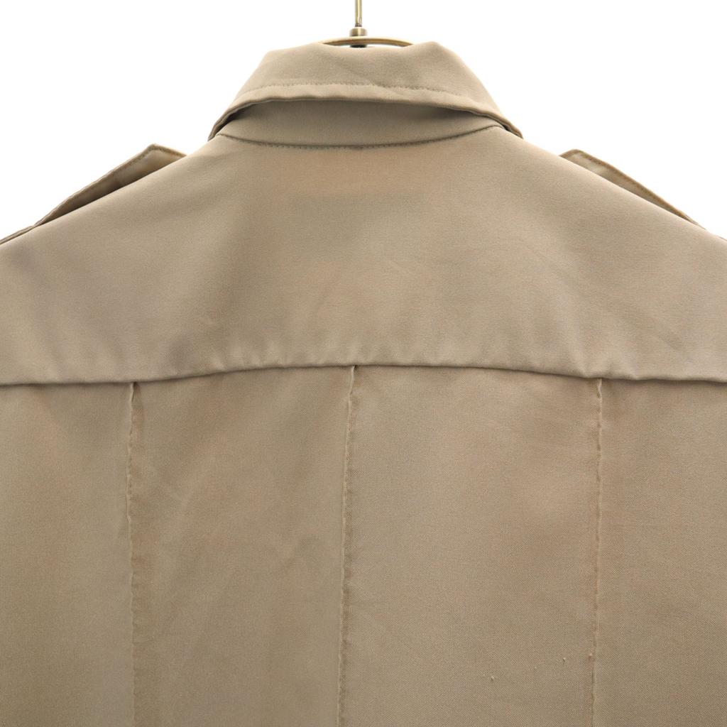 Elbeco 70s 80s Made In USA Vintage Short Sleeve Work Shirt Beige Men's Used