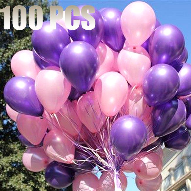 

100шт 10-дюймовый красочный латексные воздушные шары день рождения воздушный шар Свадебные украшения день рождения партии поставки
