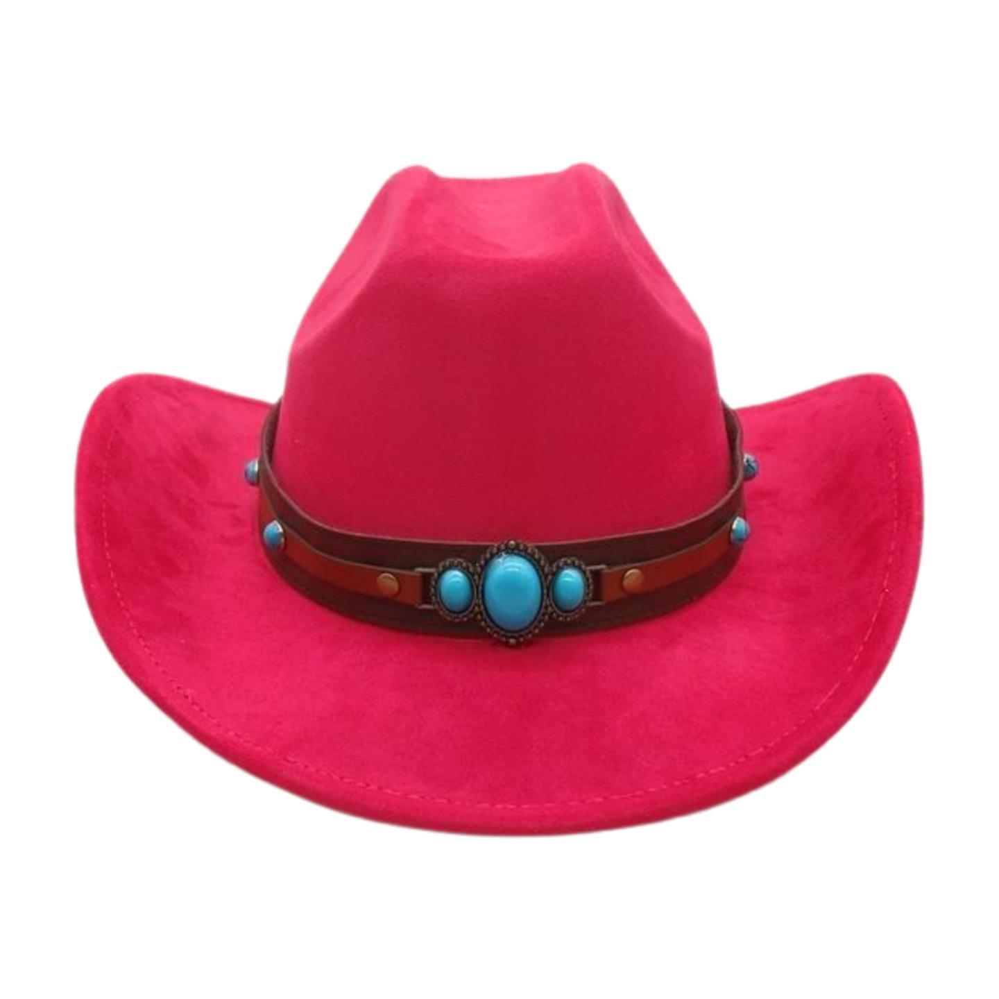 

Multi-Color Niche Ethnic Style Knight Top Hat, High-End Sense Men S And Women S Western Denim Warped Edge One-Word Top Hat One size fits all [one word j]