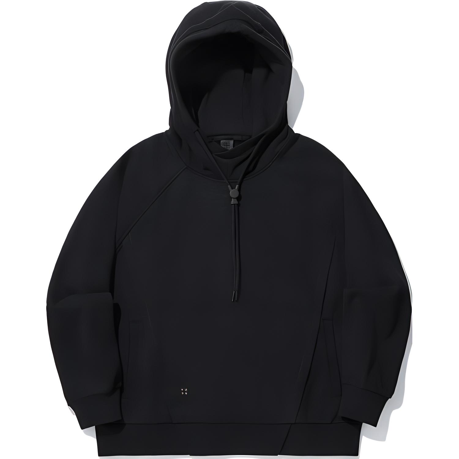 Li-Ning Kung Fu Loose Hooded Sweatshirt Oatmeal Gray Men s AWDUB13-1 M