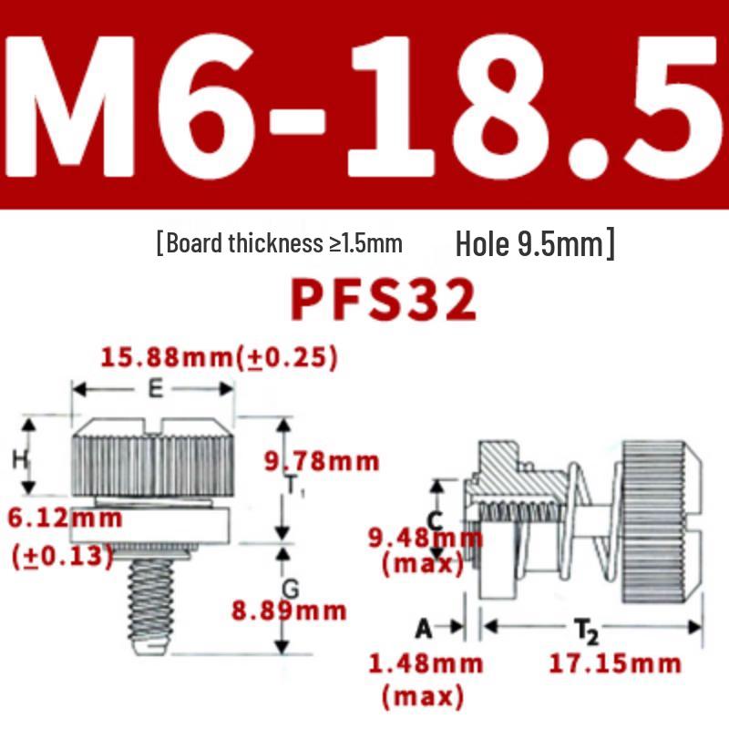 Spring-Loaded Captive Panel Screw
