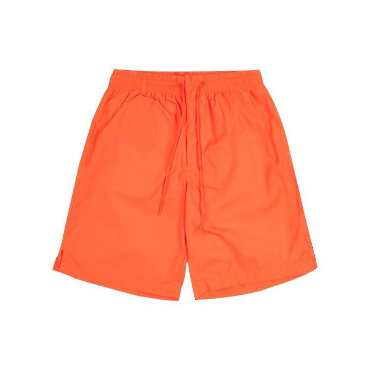 adidas Y-3 Small Logo Swim Shorts  Solar Orange  Men s FN5717 S