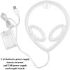 1 Stück Alien Neon Schild Dekorationen Neonlichter mit USB- oder Batteriebetrieb Ein/Aus-Schalter Cooles Alien Licht Neonschilder Für Schlafzimmer