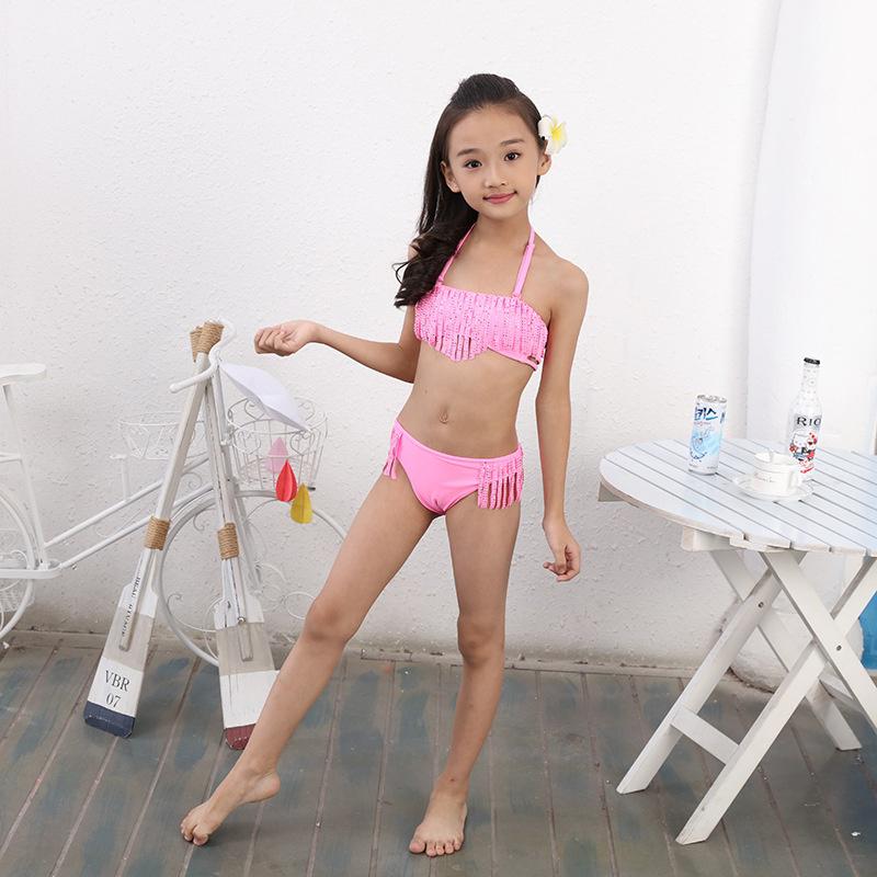 Maillot De Bain Fille 2025 - Bikini Ou Une Pièce - Tissu Résistant Au Chlore, UV50+ - Séchage Rapide - Taille 152