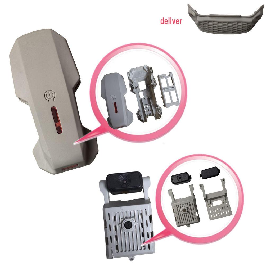 E88PRO HD Foldable Drone with Aerial Photography & Remote Control - Gray Quadcopter DIY Assembly Parts List