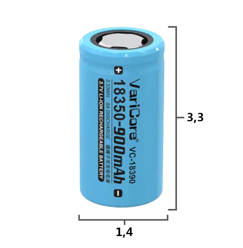 Akumulator Bateria Ogniwo Varicore Vc-18390 18350 Li-Ion 3.7V 900Mah