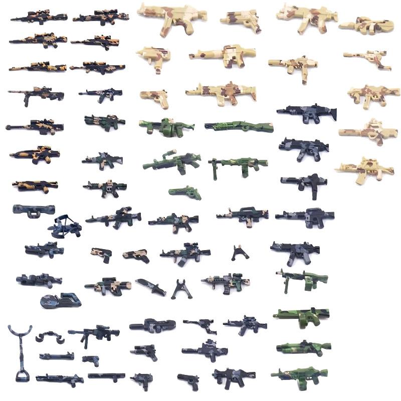 WWII Military Jeeped Car Vehicles Building Block Soldier Army Figure Weapons Heavy Machine Gun Gatling NSV Accessories Toys  Playsets K037