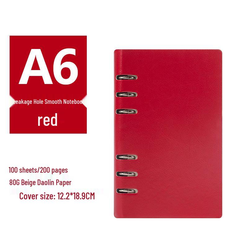 A5/B5 Business Loose-Leaf Notebook with Detachable Pages - Customizable Meeting Record Book
