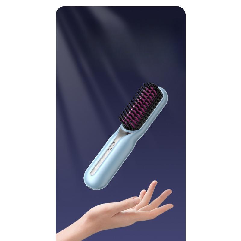 New Wireless Hair Straightener, Rechargeable, Portable Hair Straightener, High Cranial Top Artifact, Negative Ion Straight Curling Iron