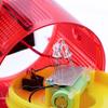 LED Solar Strobe Warning Red Light For Night Road Construction Cone Emergency Signal Safety Traffic Light Flicker Beacon Lamp