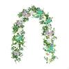 180cm Artificial Eucalyptus Flower Garland with , for Room Home Ceremony Wedding Decoration