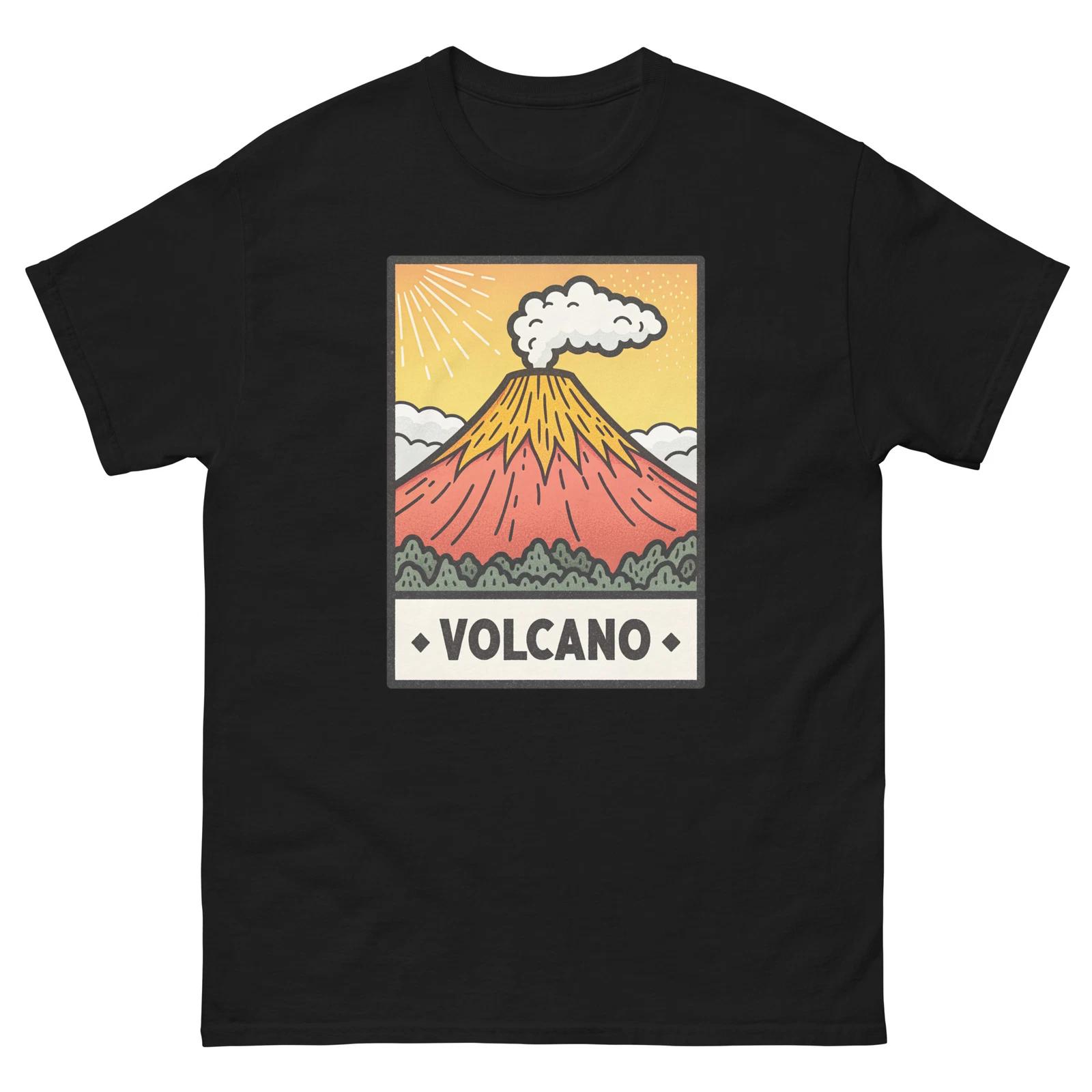 Volcano Geographical Landscape Location Scenery T-Shirt M