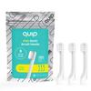 Quip Sonic Toothbrush Replacement Heads for Kids - 3-Pack - Tested Quip Small Brush Head Refills for Electric Toothbrushes - Soft Bristles, Compact an