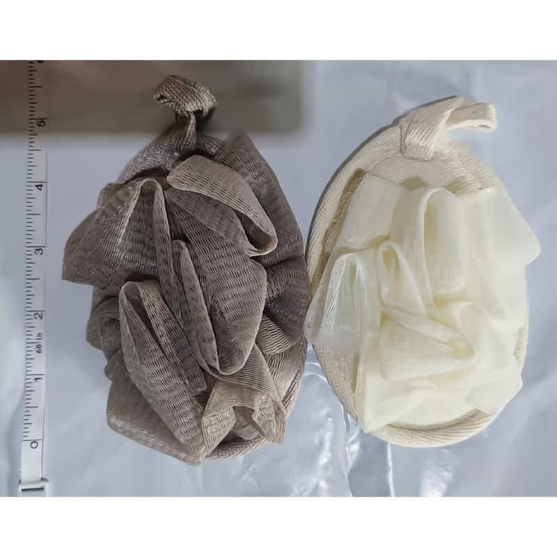 2 Pezzi di Spugne Naturali di Luffa, Prodotti da Bagno, Spugna Esfoliante per il Corpo, Spugna di Luffa Portatile per Esfoliazione e Bagno.